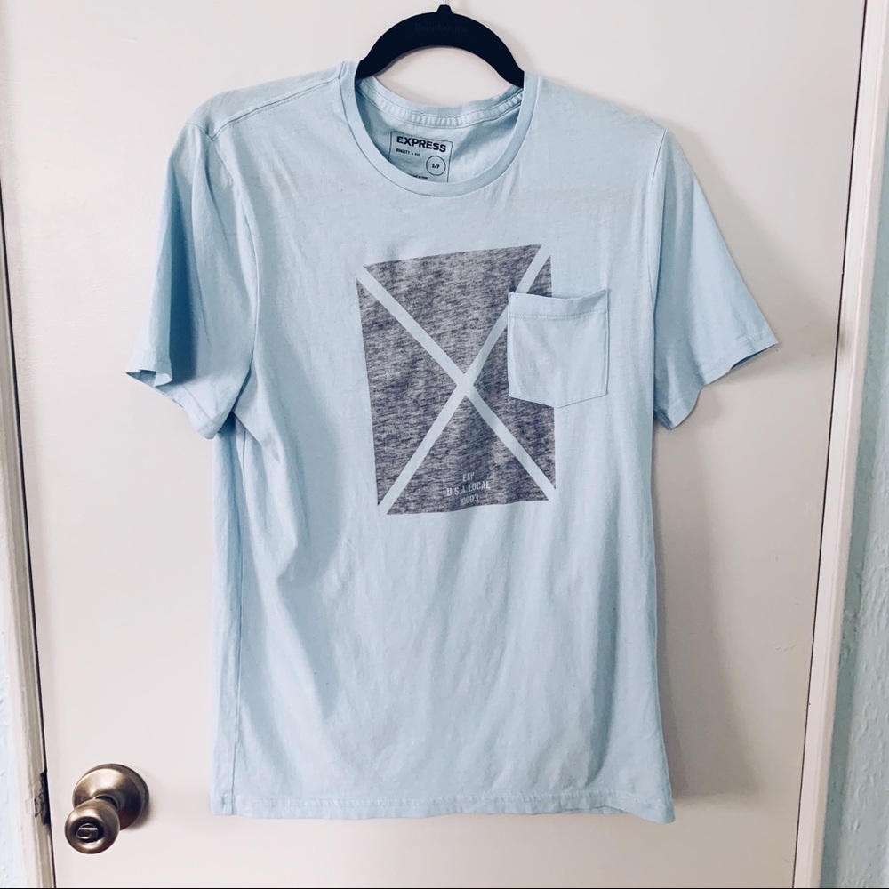 Express Crew Neck Pocket Tee